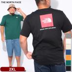 【10%OFFクーポン対象】THE NORTH FACE 半袖 Tシャツ 2XL ボックスロゴ バックプリント クルーネック SS BOX NSE TEE トップス プリントT 大きいサイズ メンズ