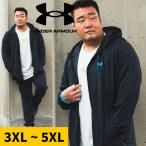 アンダーアーマー パーカー メンズ 大きいサイズ フルジップ スポーツ LOOSE STORM 裏起毛  FLEECE MAX FZ HD アウター 秋冬 UNDER ARMOR
