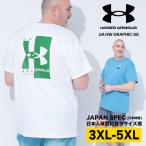 UNDER ARMOUR アンダーアーマー ルーズフィット ヘビーウエイト エボリューション ロゴ クルーネック 半袖Tシャツ 大きいサイズ メンズ 3XL 4XL 5XL