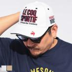キャップ メンズ 大きいサイズ ゴルフ ロゴ刺繍 6パネル 帽子 ベースボールキャップ スポーツ コットン ルコックスポルティフ 62cm ホワイト ベージュ ネイビー