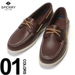 デッキシューズ 大きいサイズ メンズ サカゼン 靴 レザー AUTHENTIC 2EYE ダークブラウン SPERRY TOPSIDER