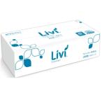 ショッピングペーパータオル ペーパータオル　Ｌｉｖｉ（リビィ）　中判 （旧 レギュラー）　２００枚×４０パック　（食品・衛生・多方面に） 業務用