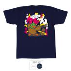 おもしろtシャツ 和柄 開運 元祖豊天商店 運気すべて独り占め カモ〜ん Tシャツ 半袖