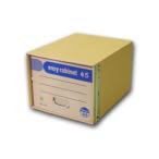 （まとめ） ゼネラル イージーキャビネット 段ボール製・補強材：鉄製 45 EC-101 1個入 〔×2セット〕[21]