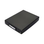 （まとめ） TANOSEE デスクトレー A4 黒 1個 〔×10セット〕[21]