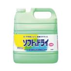 （まとめ） ライオン ソフト＆ドライ 業務用 4L 1本 〔×2セット〕[21]