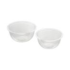 〔まとめ〕レンジボウル2ピース K60104010〔×3セット〕[21]
