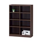 白井産業 木製棚タナリオ TNL-1287 ダークブラウン 〔約幅870×奥290×高1200mm〕[21]