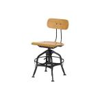 パーソナルチェア ダイニングチェア 幅50cm ナチュラル ラッカー塗装 スチール リビング 在宅ワーク 店舗 インテリア家具[21]
