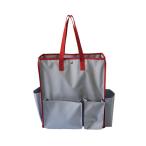 BM トートバッグ 掃除用品入れ レッド ナイロン製 清掃用品 持ち運び用 収納バッグ 生活用品 生活雑貨 日用品[21]