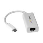 (まとめ）StarTechUSB-C接続ギガビット有線LAN変換アダプタ ホワイト US1GC30W 1個〔×3セット〕[21]