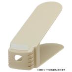 くつホルダー スリム 6個セット ベージュ （シューズラック）[21]