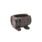 大和プラスチック ファイバーグラスシリーズ モルトプランター 42型 ダークブラウン （底穴なし）[21]