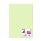 (まとめ) 長門屋商店 Color Paper A5中厚口 若草 ナ-5206 1冊(100枚) 〔×10セット〕[21]