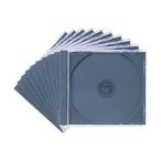 (まとめ) サンワサプライ Blu-ray・DVD・CDケース ブラック FCD-PN10BKN 1パック(10枚) 〔×10セット〕[21]