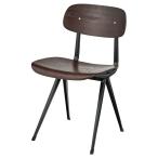 パーソナルチェア リビングチェア 約幅46cm ブラウン スチール 完成品 リビング ダイニング インテリア家具[21]