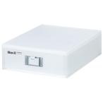 〔3個セット〕 書類ケース/レターケース 〔A4 ファイルユニット〕 幅26cm ホワイト 『ライフモデュール』[21]