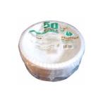  бумага одежда PW натуральный Pal p бумага миска 18cm 640ml 50 штук NB-18[21]