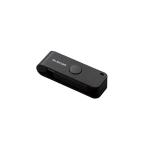 エレコム ICカードリーダライタ／接触式／直挿しタイプ／ブラック MR-ICD102BK[21]