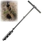 穴掘り器 幅30×奥行4.8×高さ82cm スチール製 スクリュー 簡単らくらく穴掘り名人 2 ガーデニング用品 園芸用品 家庭菜園[21]