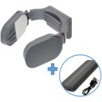 サンコー　ネッククーラーＳｌｉｍ　グレー　モバイルバッテリーセット