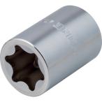 ＴＯＮＥ　Ｅ型トルクスソケット　呼びＮＯ．Ｅ２２　差込角１２．７ｍｍ