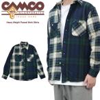 CAMCO カムコ ネルシャツ HEAVY WEIGHT FLANNEL WORK SHIRTS ヘビーウェイト フランネルシャツ チェックシャツ グリーンマルチ クレイジーパターン