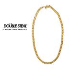 DOUBLE STEAL ダブルスティール ネックレス FLAT LONK CHAIN NECKLACE アクセサリー 451-90201 メール便発送で送料無料
