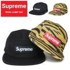 Supreme シュプリーム キャンプ キャップ WOOL CAMP CAP 5パネルキャップ 帽子 ストラップバックキャップ SUPREME