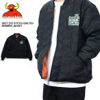 TOY MACHINE игрушка машина жакет SECT EYE STITCH QUILTED BOMBER JACKET стеганое полотно Bomber жакет "куртка пилота" TMFDJK31 выгодная покупка 