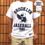 ラッセルアスレチック BUDDY 別注 RUSSELL ATHLETIC Tシャツ BROOKLYN EAGLES アメカジ ロゴ 白T アメカジ キャラクター メンズ レディース半袖 ホワイト