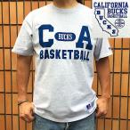 ラッセルアスレチック BUDDY 別注 RUSSELL ATHLETIC Tシャツ アッシュグレー CALIFORNIA BUCKS アメカジ ロゴ アメカジ キャラクター カリフォルニア 半袖