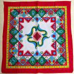  Vintage неиспользуемый товар neitib рисунок America производства бандана Vintage Made in U.S.A. носовой платок NATIVE одна сторона ушко (уголок) бандана RN#14193 WAMCRAFT 2