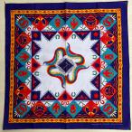  Vintage неиспользуемый товар neitib рисунок America производства бандана Vintage Made in U.S.A. носовой платок NATIVE бандана RN#14193 WAMCRAFT 3