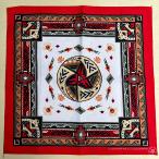  Vintage неиспользуемый товар neitib рисунок America производства бандана Vintage Made in U.S.A. носовой платок NATIVE бандана RN14193 WAMCRAFT 6