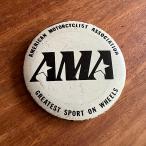  жестяная банка значок Vintage AMA America Motorcycle Association Badge PINBACK Vintage Vintage античный America б/у одежда смешанные товары мотоцикл USA