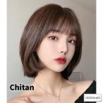 ウィッグ 自然な人毛100%フルウィッ�