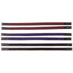 紺鹿革ダイヤ入（手縫）40ｃｍ2本組