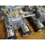 メッキファンネル新品  サニトラB211サニートラックB10B110B210B310ケンメリS30Zハコスカweberウェーバー45solexソレックス40キャブ44等に