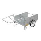 【直送品】 昭和ブリッジ 折りたたみ式リヤカー S8-A2P 《ハンディーキャンパー》 【大型】