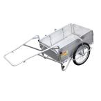 【直送品】 昭和ブリッジ オールアルミ製折りたたみ式リヤカー SMC-1 【大型】