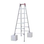 【直送品】 【春市2026】 長谷川工業 ハセガワ はしご兼用脚立 RYZ-21d (10889) 脚部伸縮式 【大型】