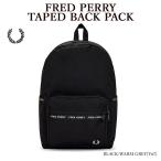 ショッピングフレッドペリー バックパック FRED PERRY フレッドペリー L7257 FRED PERRY TAPED BACK PACK ロゴテープ メンズ レディース