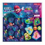 [12 шт до почтовая доставка OK] Showa Note The * super Mario Galaxy * Movie наклейка имеется оригами 3 рисунок × каждый 6 листов 18 листов входит оригами super Mario 23-6442
