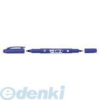 コクヨ（KOKUYO） ［PM−41B］【10個入】 油性マーカー（再生樹脂）（細字ツイン）0．8＋0．5mm 青 PM−41B