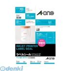 A-one（エーワン） ［61201］ ラベルシール［インクジェット］Ａ４　１面　ノーカット　はがしやすい加工付　１００シート入 4906186612012