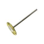 ヤナセ S2-157 ロビンソンブラシ ホイール型 2．34mm軸 真鍮 φ20×2．34 S2157