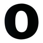 あすつく対応 「直送」 ダイドーハント 10177776 マグネット切り文字 ブラック 0