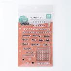 こどものかお クリアスタンプシートT THE MONTH OF オリジナル 手帳 オシャレ ジャーナル 簡単 デコレーション