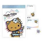 k Lux Mini память Sanrio герой z прекрасное платье ..* тропический Hello Kitty / голубой 2 рисунок 70 листов подарок блокнот для заметок маленький подарок ..